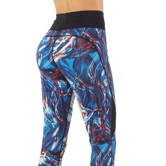 Yoga pants workout leggings mesh LY6235-4 - Picture 2 of 5